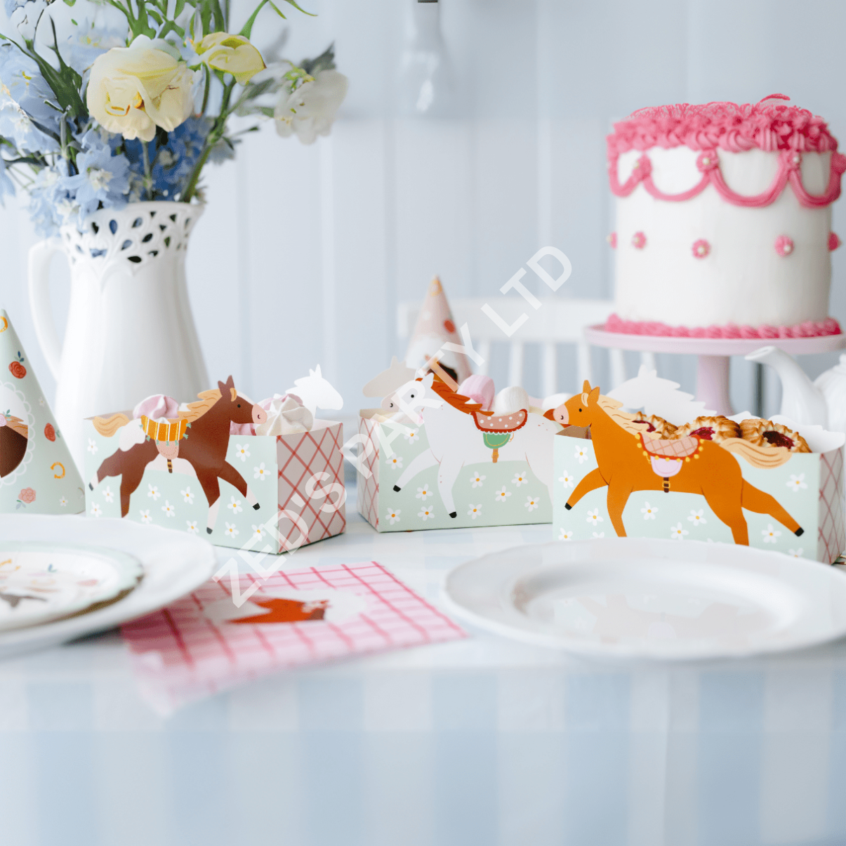 Horse Party Snack Boxes