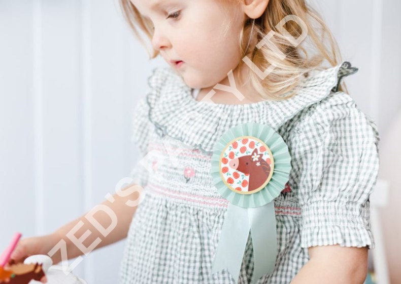 Horse Party Rosettes x 3 - Horse Birthday Party Supplies Rosette Horse Party Rosettes x 3