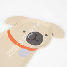 Meri Meri Party - Pug Party Plates x 8 Disposable Plates Pug Party Plates x 8