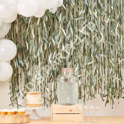 Sage Green Baby Shower Backdrop