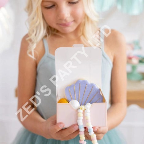 Mermaid Party Treasure Treat Party Box Set x 8 - Mermaid Party Decorations - My Mind's Eye party box Mermaid Party Treasure Treat Party Box Set x 8