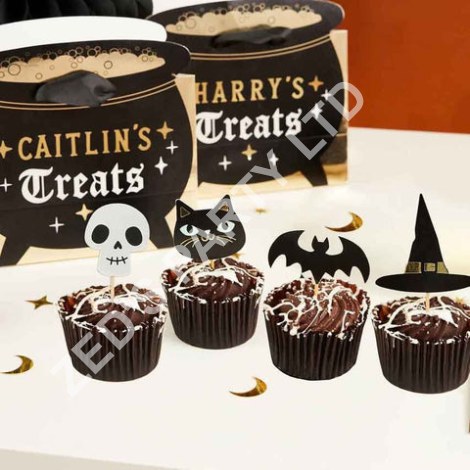 Halloween cupcake toppers
