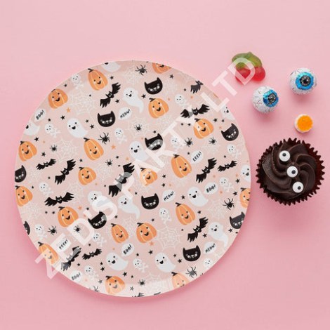 Halloween party plates