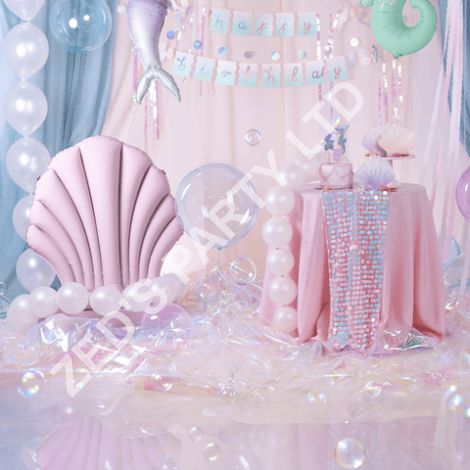 Mermaid Party Shell Foil Balloon - Mermaid Party Decorations Foil Balloon Mermaid Party Shell Foil Balloon