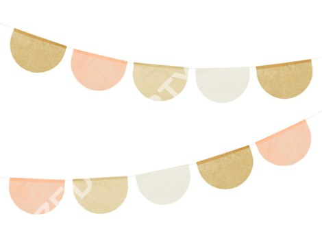 Neutral Tissue Paper Party Garland backdrop Neutral Tissue Paper Party Garland