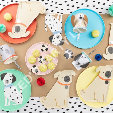 Meri Meri Party - Puppy Party Napkins x 16 Paper Napkins Puppy Party Napkins x 16