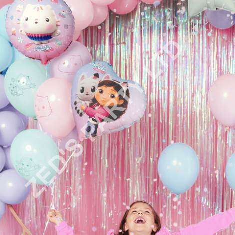Gabby's Dollhouse Pastel Latex Balloons x 6 - Gabby's Dollhouse Party Supplies Balloons Gabby's Dollhouse Pastel Latex Balloons x 6