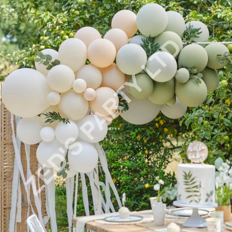 Baby Shower Sage Green Balloon Arch