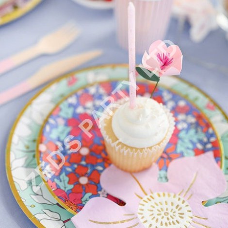 Floral Party Plates