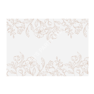 Cream Floral Lace Style Table Runner
