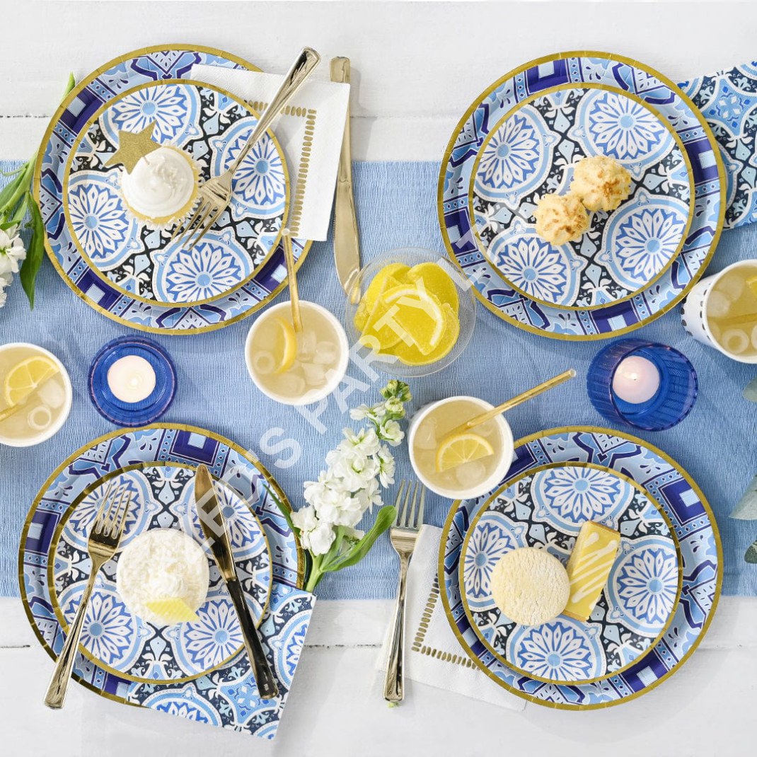 Amalfi Blues Large Party Plates x 10 - Image 5