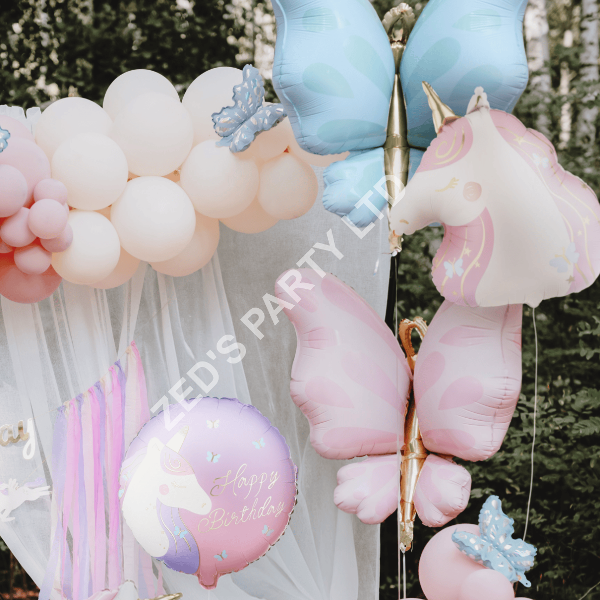 Pastel Unicorn Head Balloon - Image 3