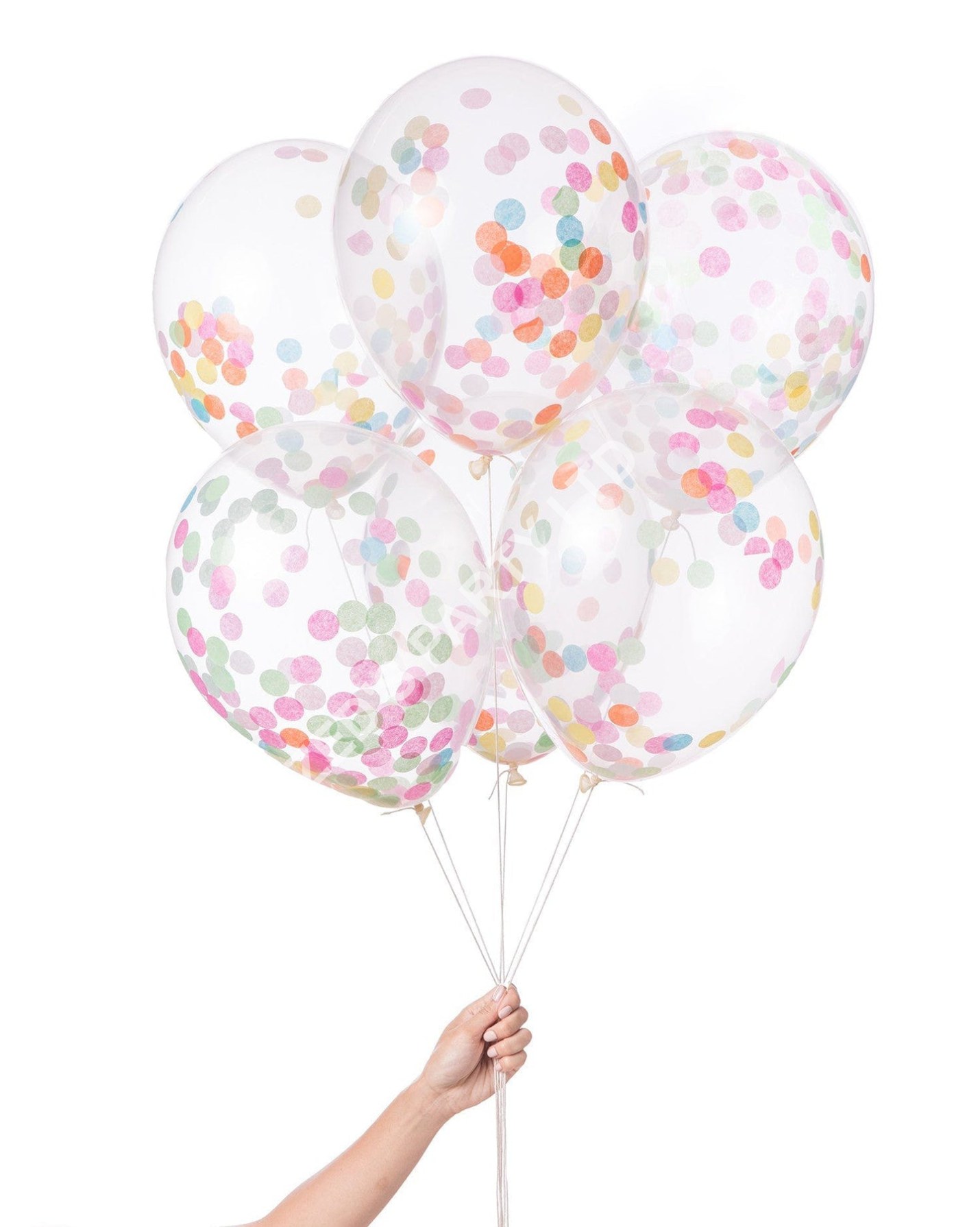 Pre-Filled Confetti Balloons x 6
