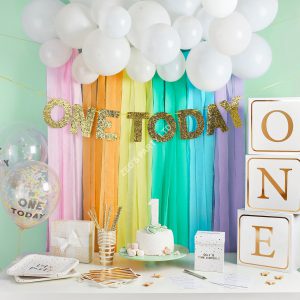 Rainbow Cloud Balloon Backdrop Kit