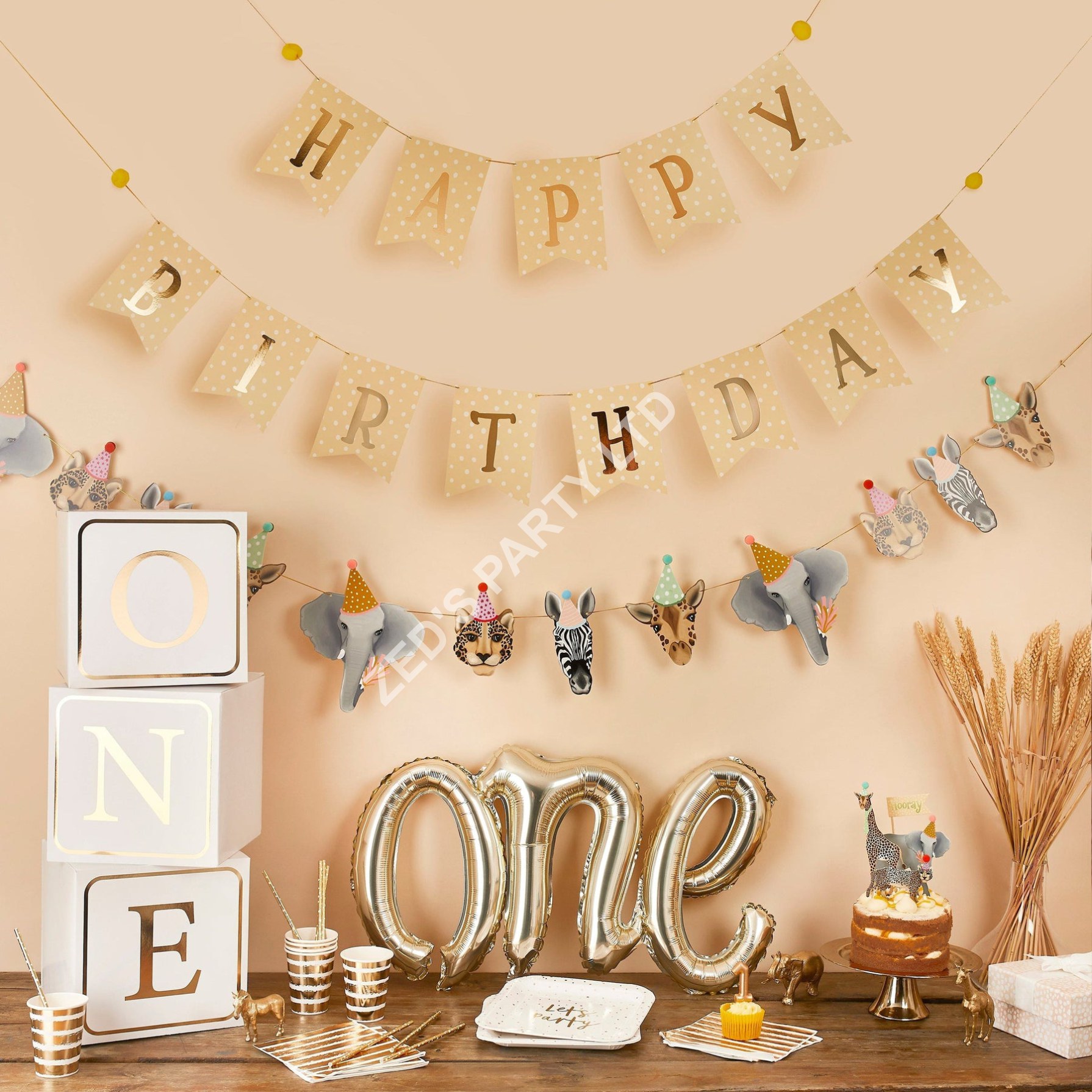 Safari Animal Party Garland - Image 5